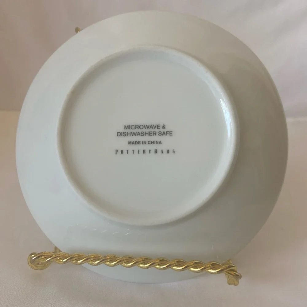 (3) Pottery Barn cocktail plates